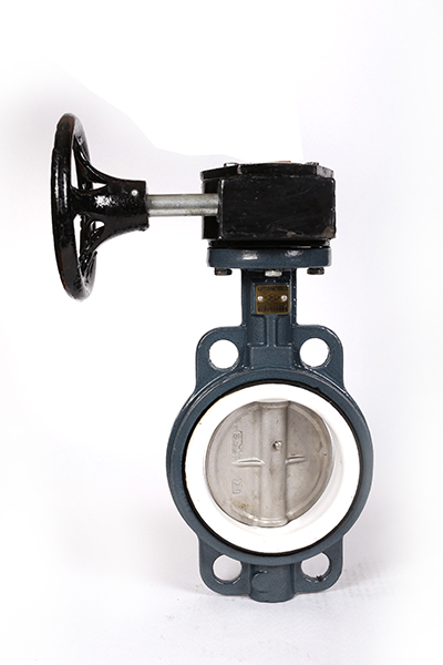 D371X-10 16 PTFE 304 新型方体 蜗轮蝶阀